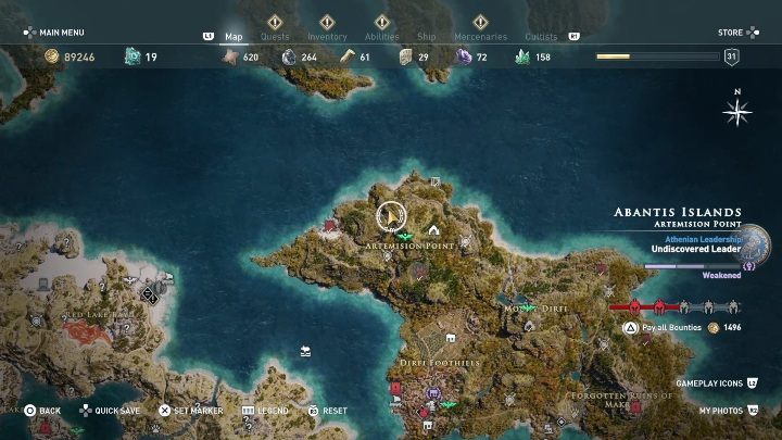 2 - Enigmatyczne ostrakony - Wyspy Abantis - Assassins Creed Odyssey - poradnik do gry