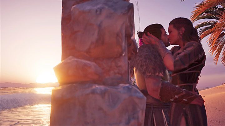 Po dotarciu na plażę możesz dwukrotnie przespać się z Kyrą - Kyra - Romanse w Assassins Creed Odyssey - Assassins Creed Odyssey - poradnik do gry