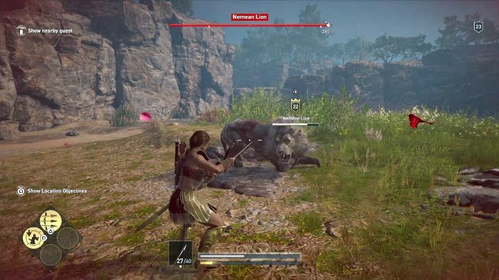 Opis: Lew ten to druga z legendarnych bestii, na które trafisz przemierzając mapę Assassins Creed Odyssey - Lew nemiejski w Argolis - Polowanie na siedem bestii - Assassins Creed Odyssey - poradnik do gry