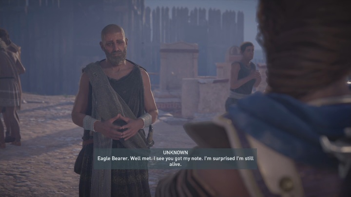 Aby rozpocząć tę misję musisz udać się na cmentarz - Ostatni mędrzec i Dym i gniew - Solucja Assasins Creed Odyssey - Assassins Creed Odyssey - poradnik do gry