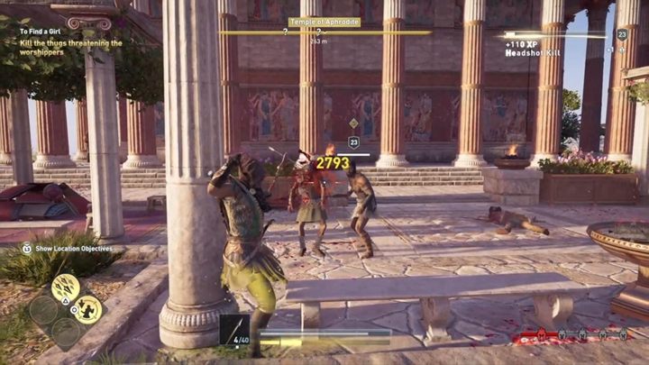 Na miejscu masz zabić bandytów, którzy nękają wyznawców - po wszystkim pomów z nimi, a zostaniesz oddelegowany do kolejnego punktu - Kraj Bezprawia - Solucja gry Assassins Creed Odyssey - Assassins Creed Odyssey - poradnik do gry