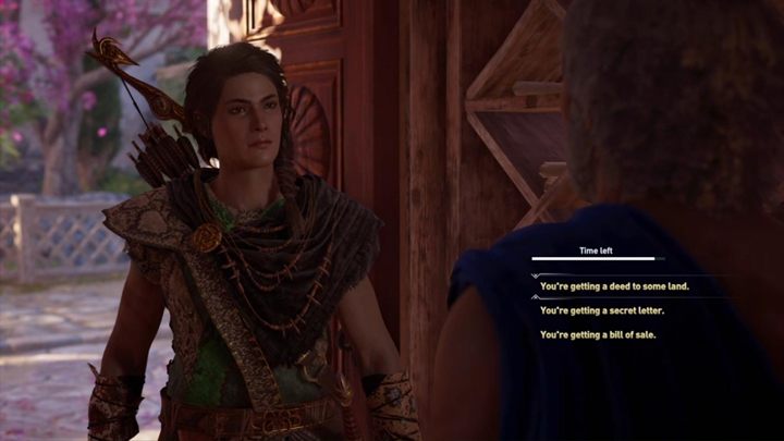 Przed rozmową z klientem spotkasz Phoibe - Ważne wybory w rozdziale 5 gry Assassins Creed Odyssey - Assassins Creed Odyssey - poradnik do gry