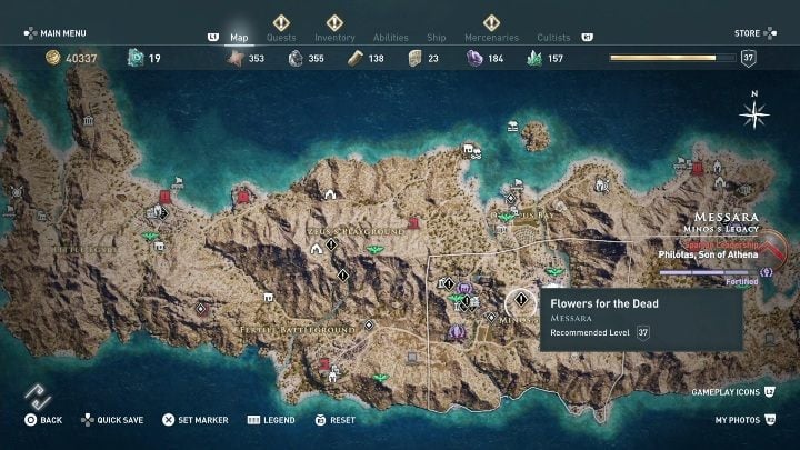 Start misji: Porozmawiaj z mężczyzną pod drzewem - Zadania poboczne w Messara - Assassins Creed Odyssey - poradnik do gry