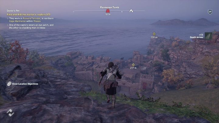 Twoim kolejnym zadaniem będzie pozbycie się dwóch mężczyzn odpowiedzialnych za porwanie - Zadania poboczne na Wyspach wulkanicznych - Assassins Creed Odyssey - poradnik do gry