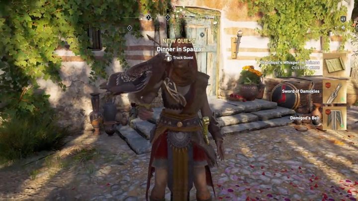 Ostatnia misja to tak naprawdę epilog przygody - odwiedź rodzinny dom, w którym czekają na ciebie inni członkowie rodziny - Powrót do domu - Solucja gry Assassins Creed Odyssey - Assassins Creed Odyssey - poradnik do gry