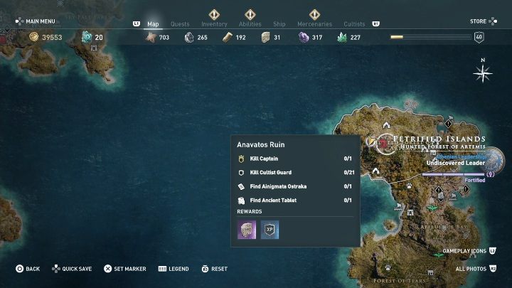 1 - Enigmatyczne ostrakony na Skamieniałych wyspach - Assassins Creed Odyssey - poradnik do gry