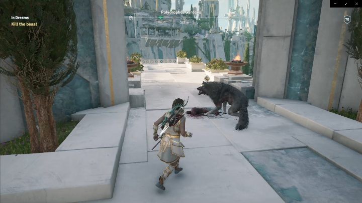Po rozmowie z kobietą udaj się na walkę z wilkiem - W snach - Solucja Los Atlantydy w AC Odyssey - Assassins Creed Odyssey - poradnik do gry