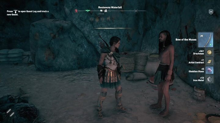 Po rozmowie z mężczyzną ukończysz misję - Naksos - Misje poboczne w Assassins Creed Odyssey - Assassins Creed Odyssey - poradnik do gry