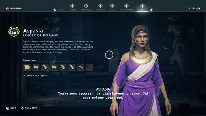 Liderem - Przywódca Kultu Kosmosa - Czciciele Kosmosa w Assassins Creed Odyssey - Assassins Creed Odyssey - poradnik do gry