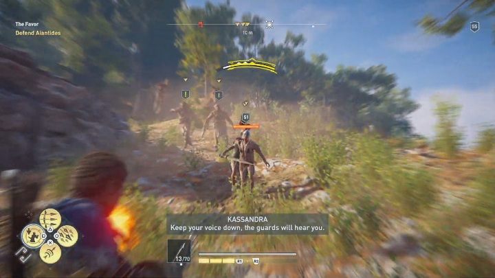 Quest ten polega na odnalezieniu i obronieniu Aiantidesa - Zadania poboczne w Dziedzictwo pierwszego ostrza DLC Rodowód - Assassins Creed Odyssey - poradnik do gry