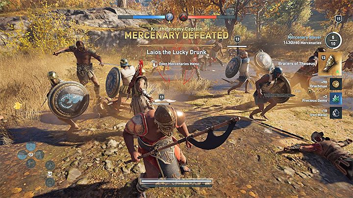 W trakcie zaliczania bitew mogą pojawić się dodatkowe komplikacje w postaci najemników, którzy sprzymierzyli się z wrogą nacją - Podbój w Assassins Creed Odyssey - Assassins Creed Odyssey - poradnik do gry