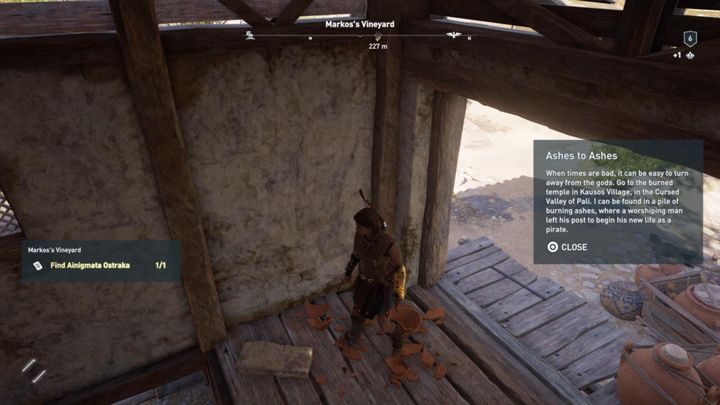 Lokacja enigmatycznego Ostrakonu: Winnica Markosa - Enigmatyczne Ostrakony na Wyspach Kefalońskich - Assassins Creed Odyssey - poradnik do gry