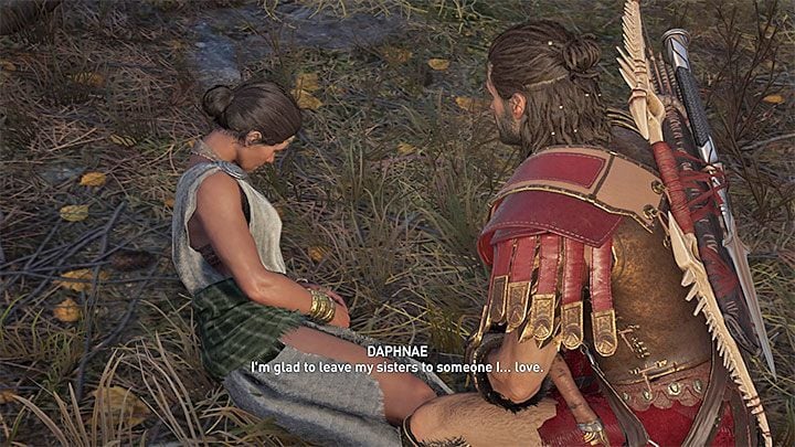 Drugi wariant to uhonorowanie życzenia Daphnae i przystąpienie do walki - Daphnae - Romanse w Assassins Creed Odyssey - Assassins Creed Odyssey - poradnik do gry