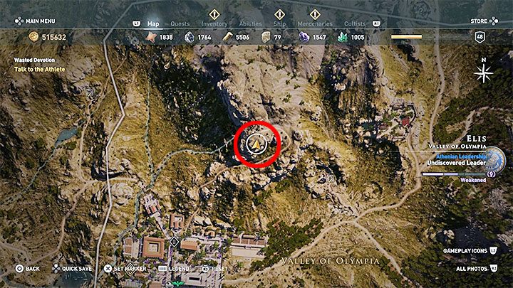 Rozwiązanie zagadki: Wyjdź z jaskini i wyrusz w stronę Doliny Olimpijskiej - Enigmatyczne ostrakony na Elis - Assassins Creed Odyssey - poradnik do gry