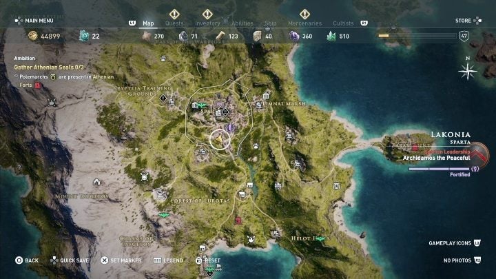 Start misji: Porozmawiaj z Lysandrem - Zadania poboczne w Lakonii - Assassins Creed Odyssey - poradnik do gry
