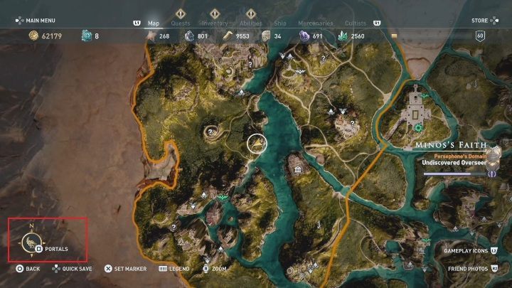 Aby nie biegać niepotrzebnie twórcy gry przygotowali łatwiejszą opcję - Jak przemieszczać się między światami w DLC Los Atlantydy? - Assassins Creed Odyssey - poradnik do gry