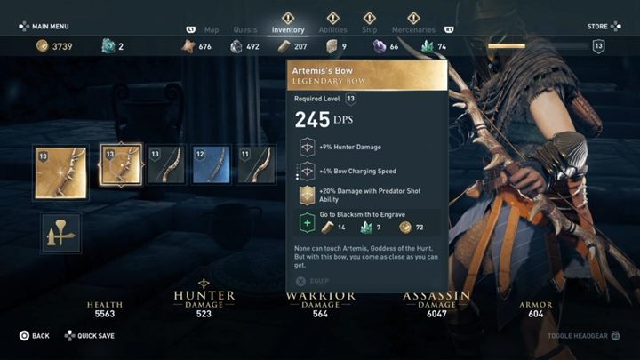 Absolutną podstawą jest zgromadzenie zestawu Artemidy, który jest nagrodą za zabijanie kolejnych legendarnych bestii - Łucznik - dobry build w Assassins Creed Odyssey - Assassins Creed Odyssey - poradnik do gry