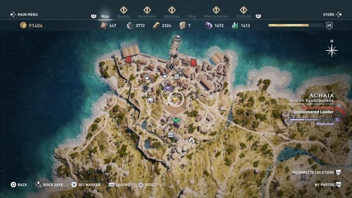 6 - Enigmatyczne ostrakony w regionie Achaja - Assassins Creed Odyssey - poradnik do gry