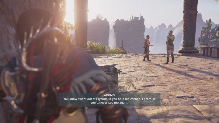 Po użyciu Skrzydeł Hermesa udaj się do Hermesa i Adonisa - Kochanek i wojownik - Solucja Los Atlantydy w AC Odyssey - Assassins Creed Odyssey - poradnik do gry