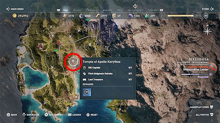 3 - Enigmatyczne ostrakony na Wyspie Mesenia - Assassins Creed Odyssey - poradnik do gry