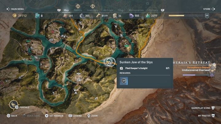 Lokacja ta znajduje się na granicy Azylu z Dziedzictwem Deukaliona - Zatopiona Gardziel Styksu - Ślady Hermesa w DLC Lost Atlantydy - Assassins Creed Odyssey - poradnik do gry