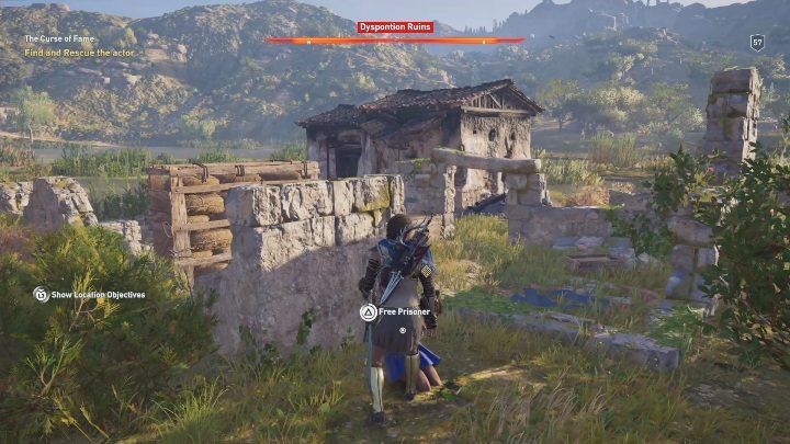 Aktor torturowany jest przez grupę przeciwników - Przedstawienie musi trwać - Solucja Assassins Creed Odyssey - Assassins Creed Odyssey - poradnik do gry