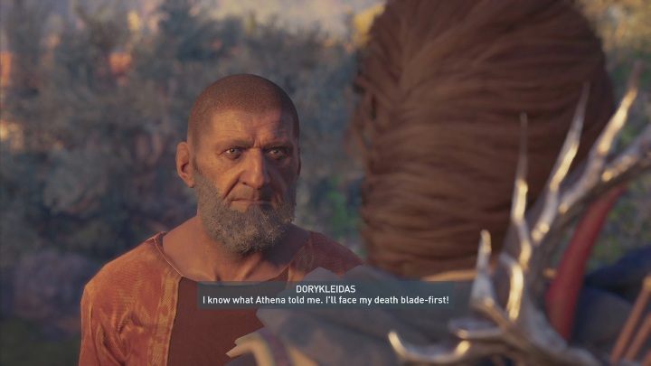 Gdy skończysz oglądać rzeczy zaatakuje cię człowiek - Boska interwencja - Solucja Assassins Creed Odyssey - Assassins Creed Odyssey - poradnik do gry