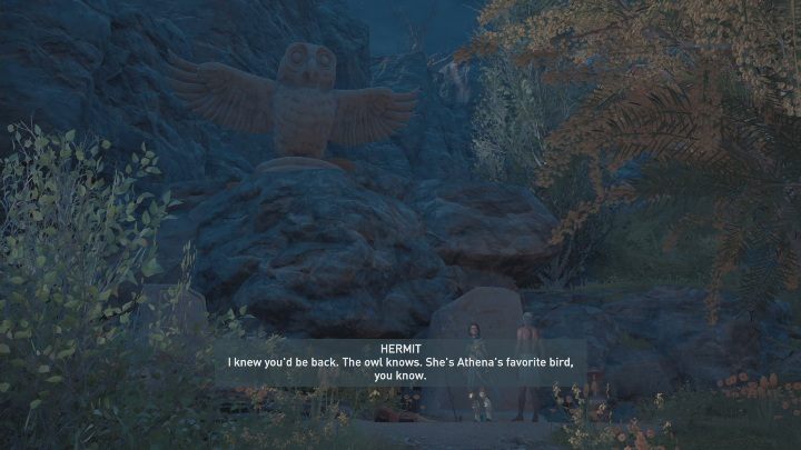 Twoim kolejnym zadaniem będzie pomówienie z pustelnikiem, powie ci on gdzie znajduje się klucz - Boska interwencja - Solucja Assassins Creed Odyssey - Assassins Creed Odyssey - poradnik do gry