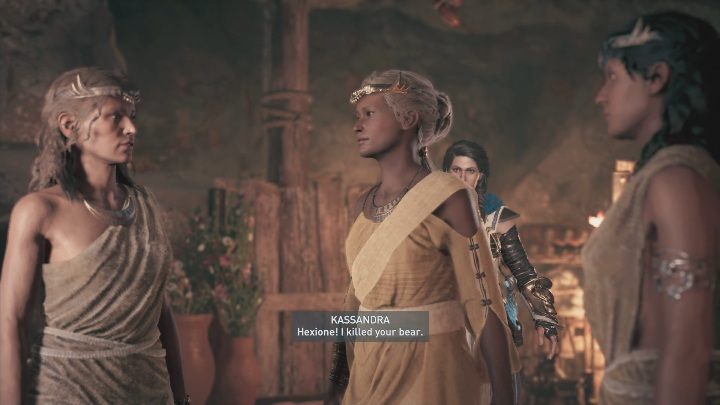 Twoim kolejnym zadaniem jest porozmawianie z kobietami - Obraz wiary - Solucja Assassins Creed Odyssey - Assassins Creed Odyssey - poradnik do gry