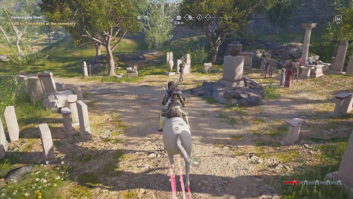 Udaj się na cmentarz, aby porozmawiać z Timoteosem - Braterska Pokusa - Solucja Assassins Creed Odyssey - Assassins Creed Odyssey - poradnik do gry