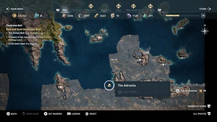Gdzie go odnaleźć - Bogowie Morza Egejskiego - Czciciele Kosmosa w Assassins Creed Odyssey - Assassins Creed Odyssey - poradnik do gry