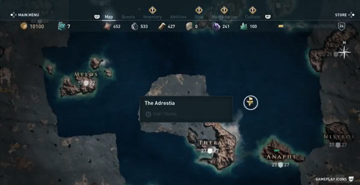 Gdzie go odnaleźć - Bogowie Morza Egejskiego - Czciciele Kosmosa w Assassins Creed Odyssey - Assassins Creed Odyssey - poradnik do gry