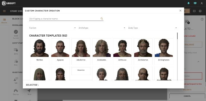 W Story Creator Mode znajdziesz, aż 80 postaci pojawiających się wcześniej w grze Assassins Creed Odyssey - Najważniejsze informacje o Story Creator Mode - Assassins Creed Odyssey - poradnik do gry