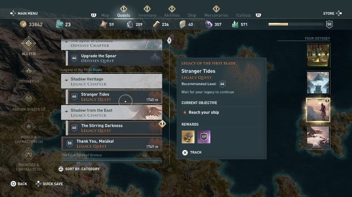 Jeśli nie możesz uruchomić DLC Shadow Heritage sprawdź czy na pewno ukończyłeś wszystkie zadanie z pierwszego dostępnego epizodu - Jak uruchomić DLC do Assassins Creed Odyssey? - Assassins Creed Odyssey - poradnik do gry