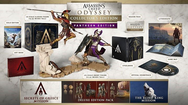 1 - AC Odyssey: Edycje gry - zawartość - Assassins Creed Odyssey - poradnik do gry