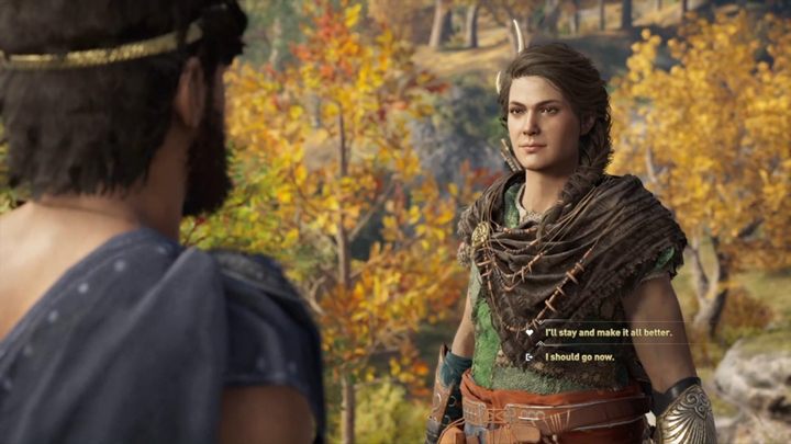 Możesz polecić Lykaenowi zabicie jej, powiedzieć, że przemoc niczego nie rozwiążę, lub osobiście zabić kobietę - Fokida - Misje poboczne w Assassins Creed Odyssey - Assassins Creed Odyssey - poradnik do gry