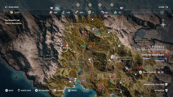 Lokalizacja: Święte ziemie Apollina, Fokida - Dzik kalidoński - Fokida - Polowanie na siedem bestii - Assassins Creed Odyssey - poradnik do gry