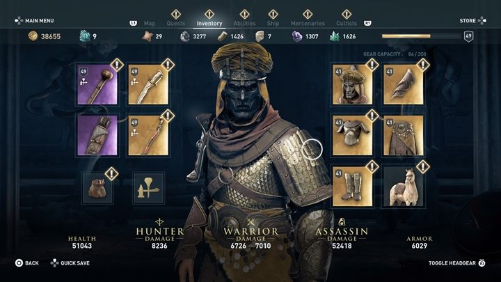 Zestaw Nieśmiertelnego zdobędziesz, gdy będziesz eliminował czcicieli Kosmosa z gałęzi Wyznawcy Rodu - Legendarne sety za zabijanie kultystów w Assassins Creed Odyssey - Assassins Creed Odyssey - poradnik do gry