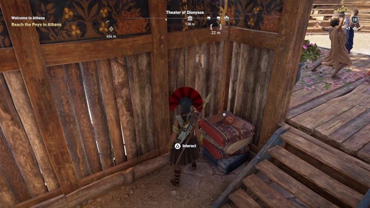 Rozwiązanie zagadki: Teatr, na kocach znajdziesz maskę - Enigmatyczne ostrakony - Attyka - Assassins Creed Odyssey - poradnik do gry