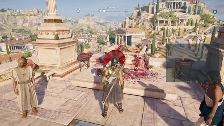 Rozwiązanie zagadki: Areopag - centrum miasta - Enigmatyczne ostrakony - Attyka - Assassins Creed Odyssey - poradnik do gry