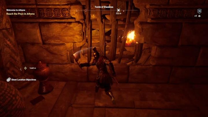 Solucja: Wejdź do środka, idź przed siebie i zniszcz ścianę - Grobowce w Attyka - Assassins Creed Odyssey - poradnik do gry