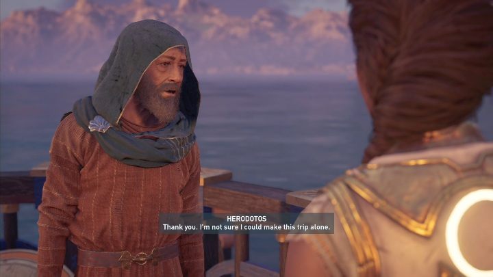Aby rozpocząć misję, musisz porozmawiać z Herodotosem - Każda opowieść ma swoje zakończenie - Solucja Assassins Creed Odyssey - Assassins Creed Odyssey - poradnik do gry