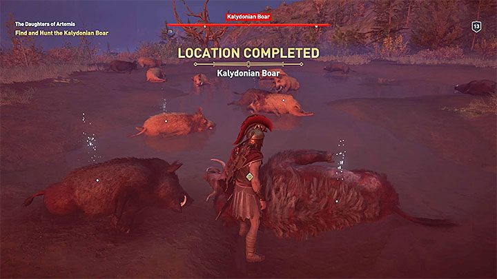 W trakcie spotkania z Daphnae możesz podjąć się zlecenia wyeliminowania elitarnego dzika (Kalydonian Boar) - Supermyśliwy - trofeum w Assassins Creed Odyssey - Assassins Creed Odyssey - poradnik do gry
