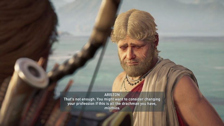 Po rozmowie z małżeństwem udaj się do Aristona, dla niego będziesz musiał znaleźć kilka przedmiotów - Kto sieje wiatr... | Solucja Assassins Creed Odyssey - Assassins Creed Odyssey - poradnik do gry