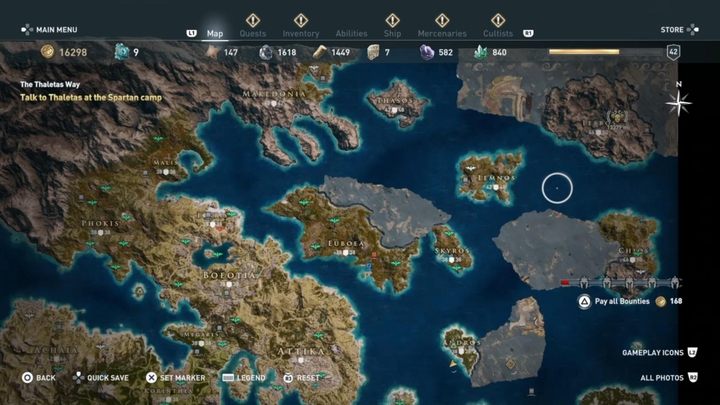 Gdzie go odnaleźć - Ateński związek morski - Czciciele Kosmosa w Assassins Creed Odyssey - Assassins Creed Odyssey - poradnik do gry