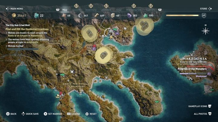 Solucja: Misja ta polega na zabiciu wszystkich wilków przeciwnika - Zadania poboczne Epizod 1 Dziedzictwo pierwszego ostrza DLC - Assassins Creed Odyssey - poradnik do gry