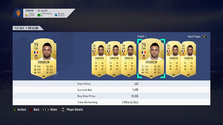 W trakcie zdobywania nowych piłkarzy warto sprawdzać ich ceny rynkowe - Handel i zarabianie w FUT | FIFA 19 - FIFA 19 - poradnik do gry