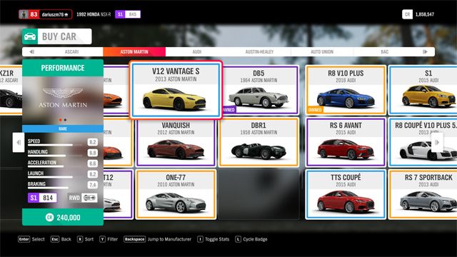 Salon (autoshow) to główne miejsce kupowania samochodów. - Kupno i sprzedaż samochodów w Forza Horizon 4 - Forza Horizon 4 - poradnik do gry