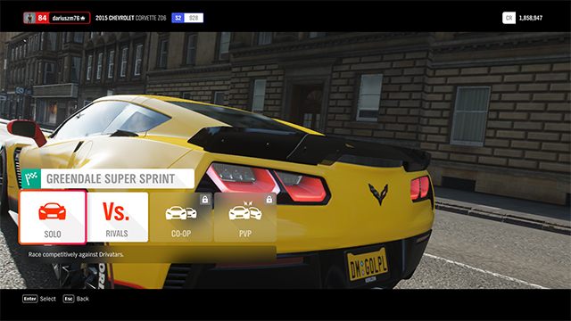 W trybie Horizon Solo opcje kooperacji i wyścigów PvP są zablokowane. - Czym różnią się tryby Horizon Life i Horizon Solo? | Forza Horizon 4 - Forza Horizon 4 - poradnik do gry