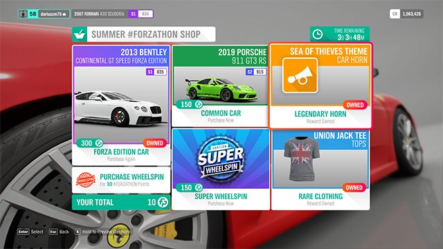 Kredyty służą wyłącznie do zakupów samochodów (w oficjalnym salonie festiwalu oraz aukcjach) i części tuningowych - Punkty wpływu, punkty Forzathon, kredyty CR w Forza Horizon 4 - Forza Horizon 4 - poradnik do gry